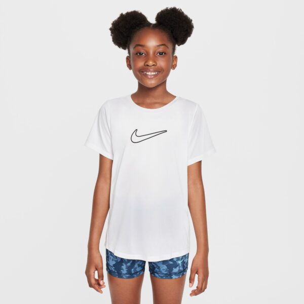 NIKE G NK DF ONE STD SS TOP HBR WHITE/BLACK