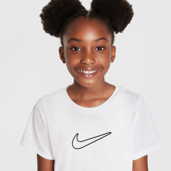 NIKE G NK DF ONE STD SS TOP HBR WHITE/BLACK – Bild 3