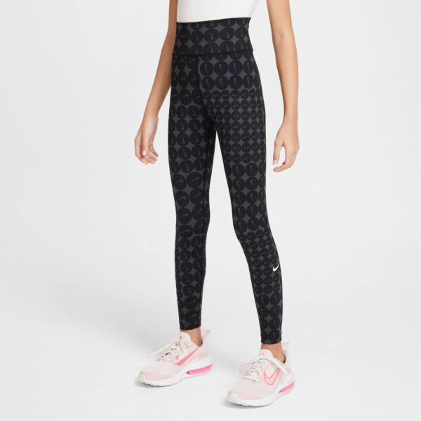 NIKE G NK DF ONE TGHT AOP BLACK/WHITE