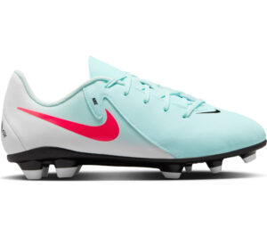 NIKE JR PHANTOM GX II CLUB FG/MG MINT/ATOMIC RED-OFF NOIR