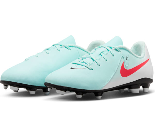 NIKE JR PHANTOM GX II CLUB FG/MG MINT/ATOMIC RED-OFF NOIR – Bild 2