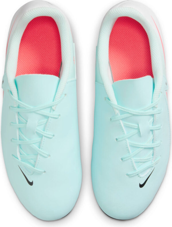 NIKE JR PHANTOM GX II CLUB FG/MG MINT/ATOMIC RED-OFF NOIR – Bild 3