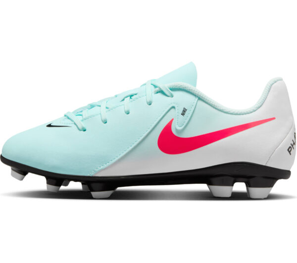 NIKE JR PHANTOM GX II CLUB FG/MG MINT/ATOMIC RED-OFF NOIR – Bild 4