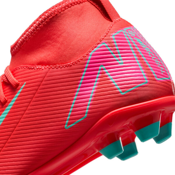 NIKE JR SUPERFLY 10 CLUB FG/MG EMBER GLOW/AURORA GREEN – Bild 9