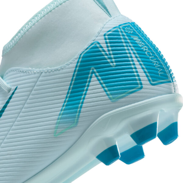 NIKE JR SUPERFLY 10 CLUB FG/MG GLACIER BLUE/BLACK – Bild 8