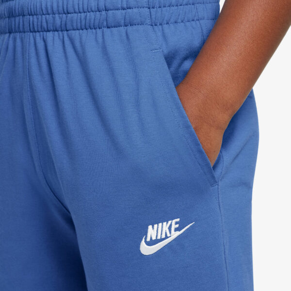NIKE K NSW CLUB KNIT SHORT 6IN LBR COMET BLUE/COMET BLUE/WHITE – Bild 3
