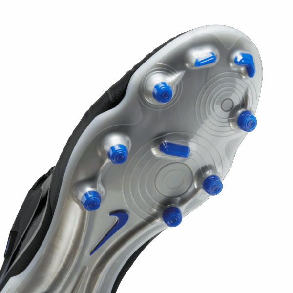 NIKE LEGEND 10 ACADEMY FG/MG BLACK/CHROME-HYPER ROYAL – Bild 10