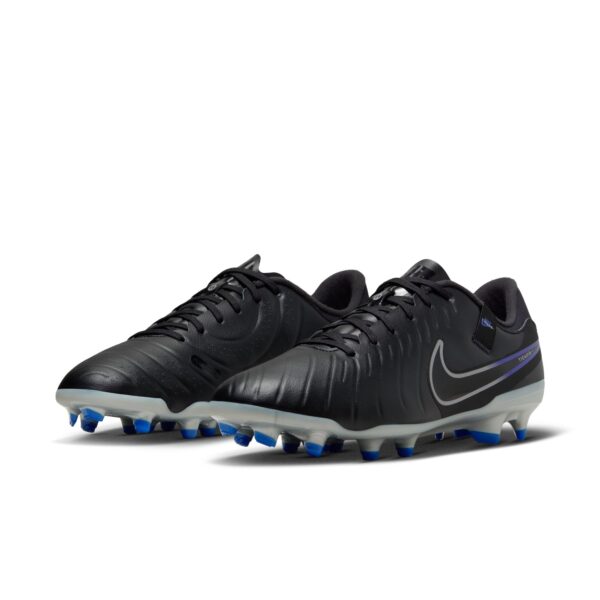 NIKE LEGEND 10 ACADEMY FG/MG BLACK/CHROME-HYPER ROYAL – Bild 3