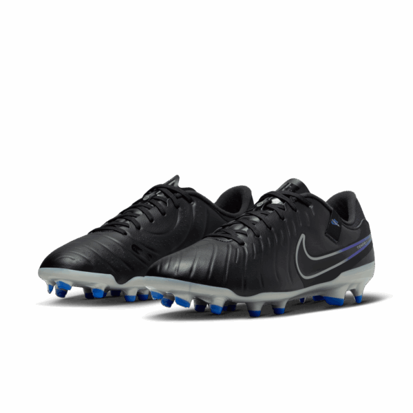 NIKE LEGEND 10 ACADEMY FG/MG BLACK/CHROME-HYPER ROYAL – Bild 4