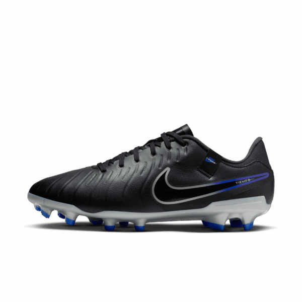 NIKE LEGEND 10 ACADEMY FG/MG BLACK/CHROME-HYPER ROYAL – Bild 6