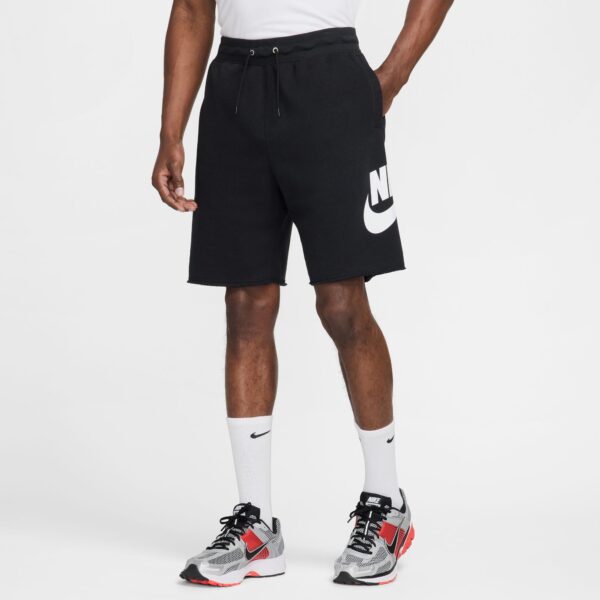 NIKE M NK CLUB ALUMNI FT SHORT BLACK/BLACK/WHITE – Bild 2