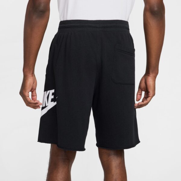 NIKE M NK CLUB ALUMNI FT SHORT BLACK/BLACK/WHITE – Bild 4