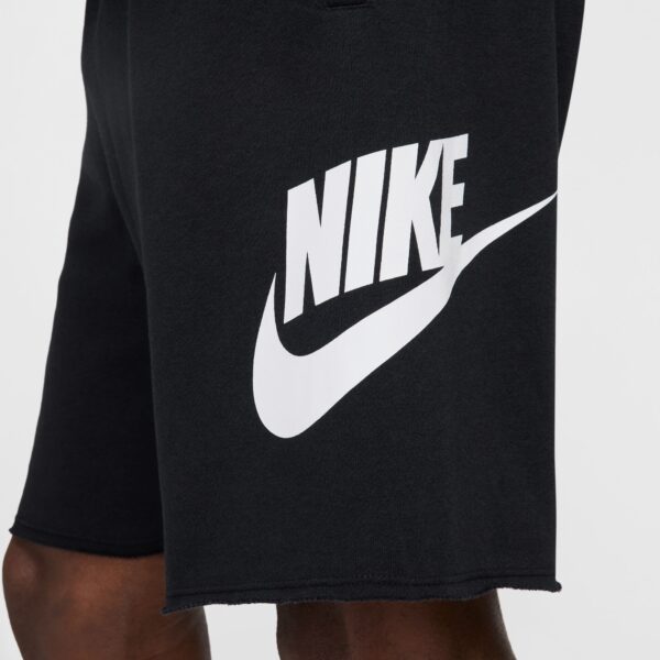 NIKE M NK CLUB ALUMNI FT SHORT BLACK/BLACK/WHITE – Bild 6
