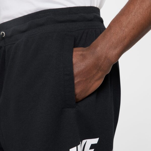 NIKE M NK CLUB ALUMNI FT SHORT BLACK/BLACK/WHITE – Bild 7