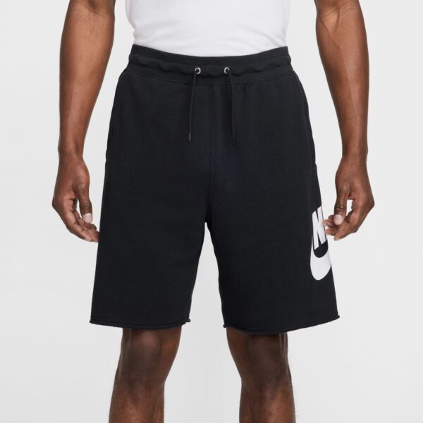 NIKE M NK CLUB ALUMNI FT SHORT BLACK/BLACK/WHITE – Bild 8