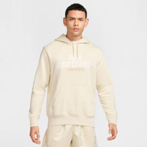 NIKE M NK CLUB BB PO HDY NSW GFX LT KHAKI/LT KHAKI/SAIL