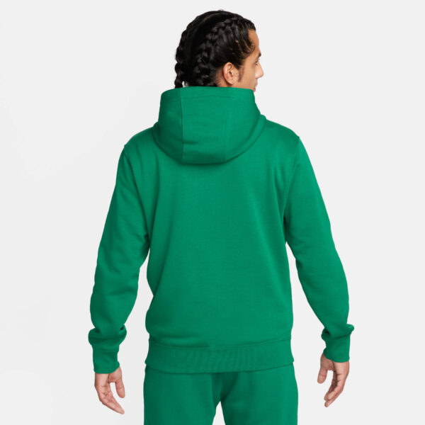 NIKE M NK CLUB BB PO HDY STACK GX MALACHITE/SAIL/SAFETY ORANGE – Bild 2