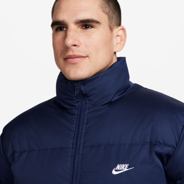 NIKE M NK CLUB PUFFER JKT MIDNIGHT NAVY/WHITE – Bild 3