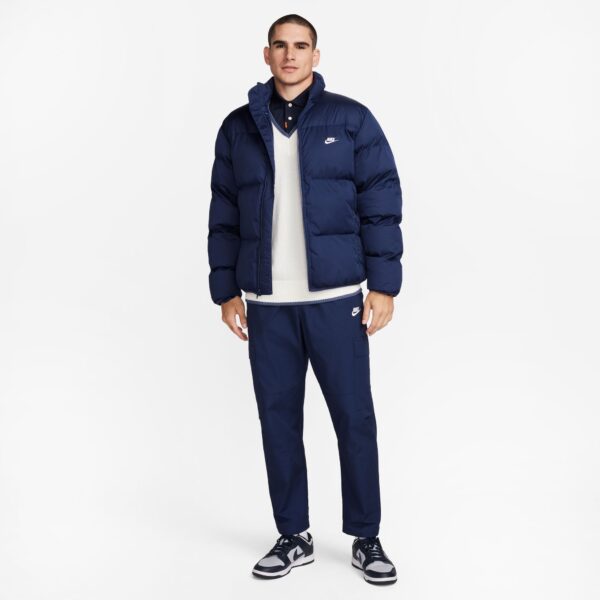 NIKE M NK CLUB PUFFER JKT MIDNIGHT NAVY/WHITE – Bild 6