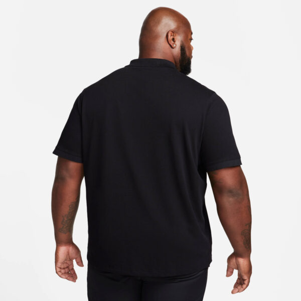 NIKE M NK CLUB SS POLO PIQUE BLACK/WHITE – Bild 2