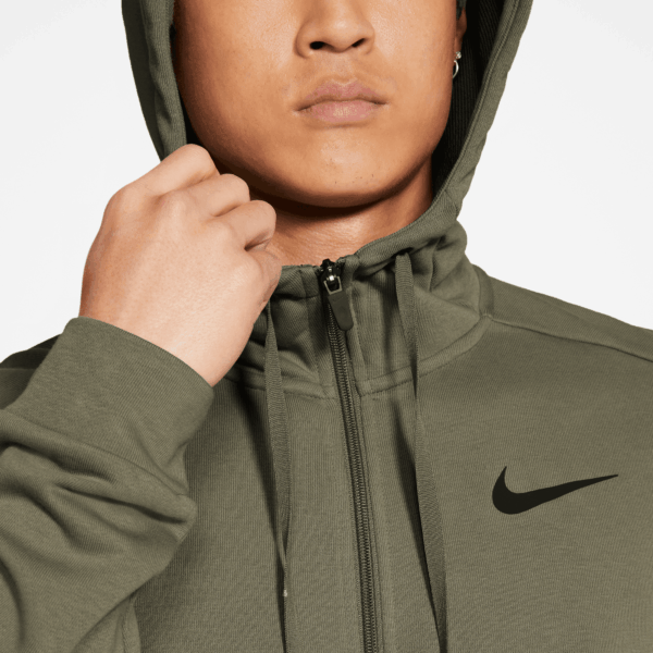 NIKE M NK DF HDIE FZ FL MEDIUM OLIVE/BLACK – Bild 3