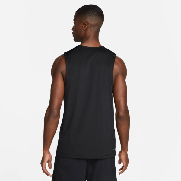 NIKE M NK DF READY TANK BLACK/COOL GREY/WHITE – Bild 2