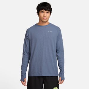 NIKE M NK DF STRIDE WAFFLE CREW WORLD INDIGO/REFLECTIVE SILV