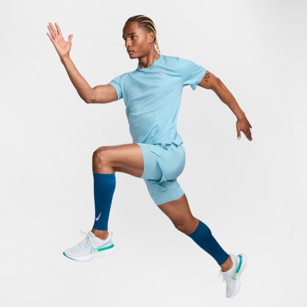 NIKE M NK DF UV MILER SS DENIM TURQ/REFLECTIVE SILV – Bild 5