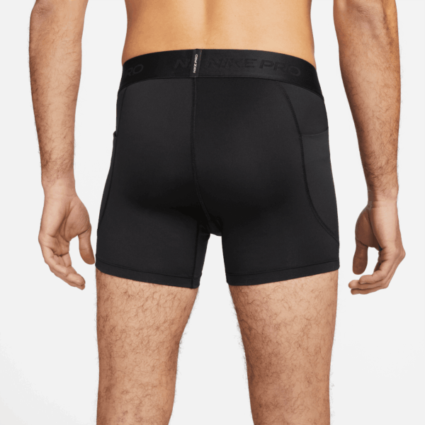 NIKE M NP DF SHORT 5 IN BLACK/WHITE – Bild 3