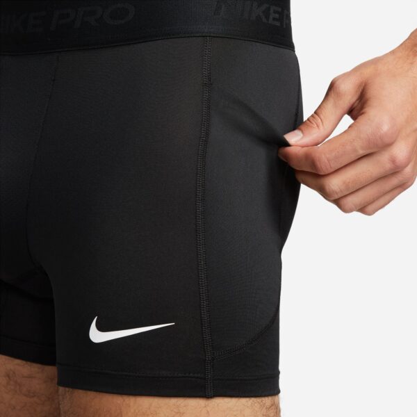 NIKE M NP DF SHORT 5 IN BLACK/WHITE – Bild 4