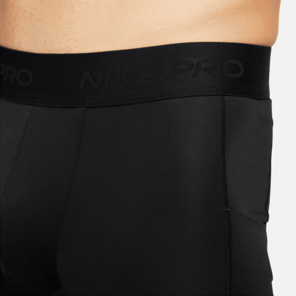 NIKE M NP DF SHORT BLACK/WHITE – Bild 7