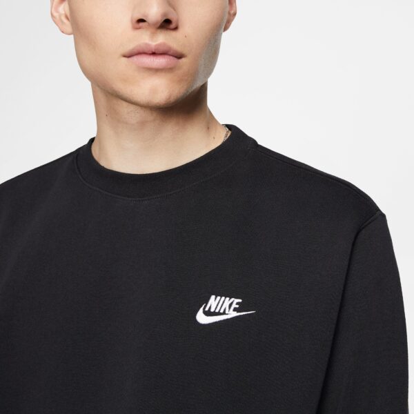 NIKE M NSW CLUB CRW BB BLACK/WHITE – Bild 8