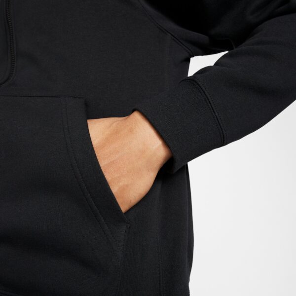 NIKE M NSW CLUB HOODIE FZ BB BLACK/BLACK/WHITE – Bild 3