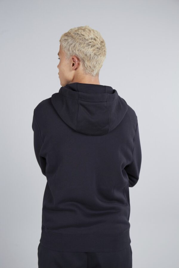 NIKE M NSW CLUB HOODIE FZ BB BLACK/BLACK/WHITE – Bild 7