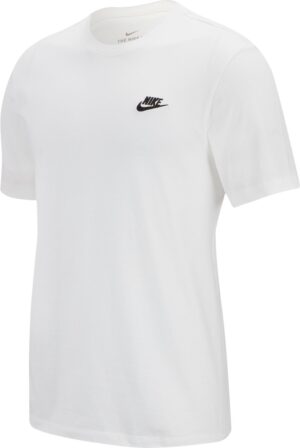 NIKE M NSW CLUB TEE WHITE/BLACK