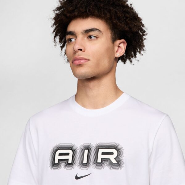 NIKE M NSW SW AIR GRAPHIC TEE WHITE/BLACK – Bild 3