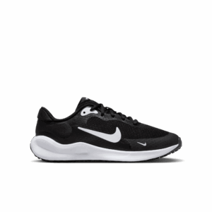 NIKE NIKE REVOLUTION 7 (GS) BLACK/WHITE-WHITE