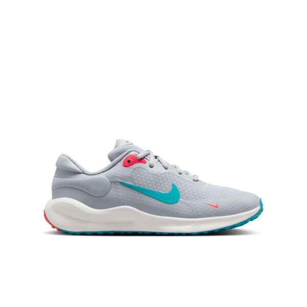 NIKE NIKE REVOLUTION 7 (GS) WOLF GREY/DUSTY CACTUS-BRIGHT