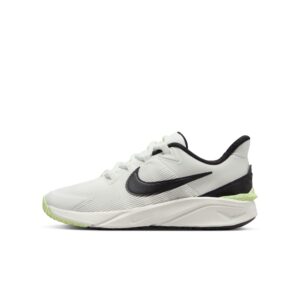 NIKE NIKE STAR RUNNER 4 NN (GS) SUMMIT WHITE/BLACK-BARELY VOLT