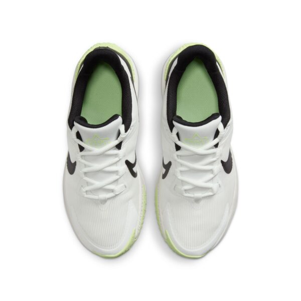 NIKE NIKE STAR RUNNER 4 NN (GS) SUMMIT WHITE/BLACK-BARELY VOLT – Bild 4