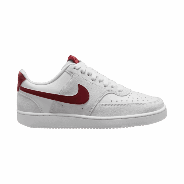 NIKE W NIKE COURT VISION LO WHITE/TEAM RED-ADOBE-DRAGON RE