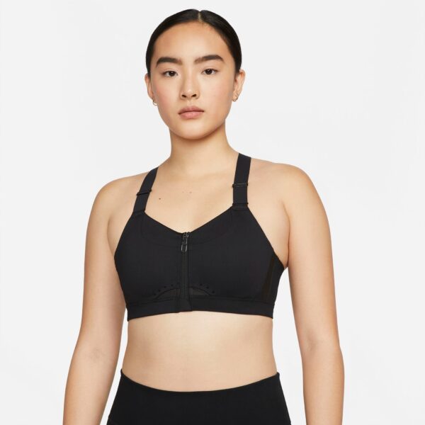 NIKE W NK DF ALPHAS HS FRONT ZIP B