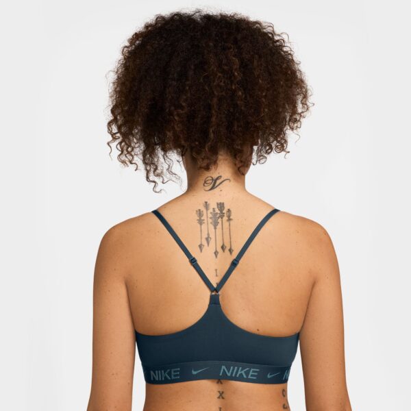 NIKE W NK DF INDY LGT SPT BRA ARMORY NAVY – Bild 2