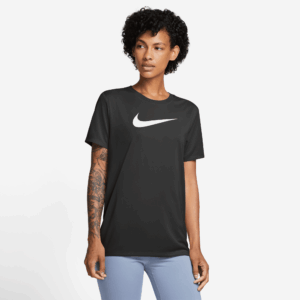 NIKE W NK DF TEE RLGND HBR BLACK