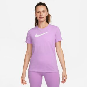 NIKE W NK DF TEE SWOOSH RUSH FUCHSIA/PURE/HTR/WHITE