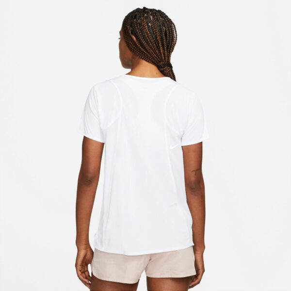 NIKE W NK FAST DF SS TOP WHITE/REFLECTIVE SILV – Bild 2