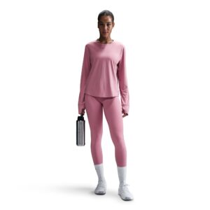 NIKE W NK ONE CLASSIC DF LS TOP ELEMENTAL PINK/BLACK