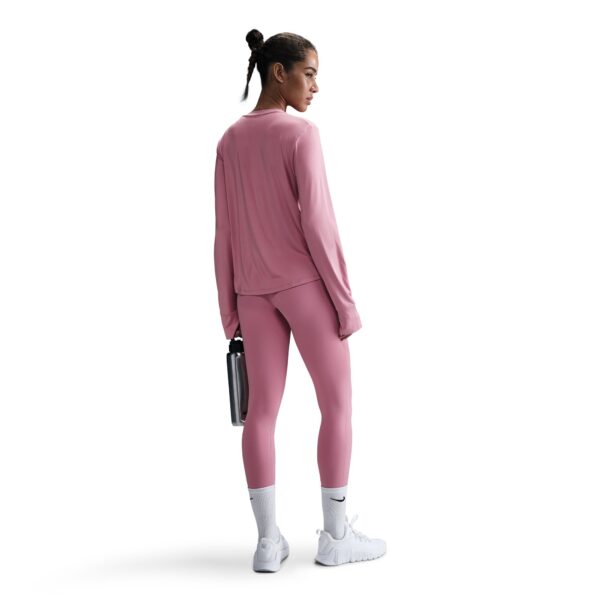 NIKE W NK ONE CLASSIC DF LS TOP ELEMENTAL PINK/BLACK – Bild 2