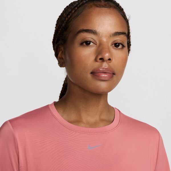 NIKE W NK ONE CLASSIC DF SS TOP CANYON PINK/BLACK – Bild 3