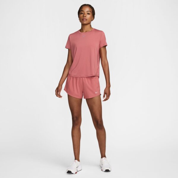 NIKE W NK ONE CLASSIC DF SS TOP CANYON PINK/BLACK – Bild 5
